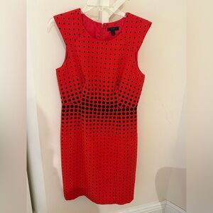 J crew red dress 6